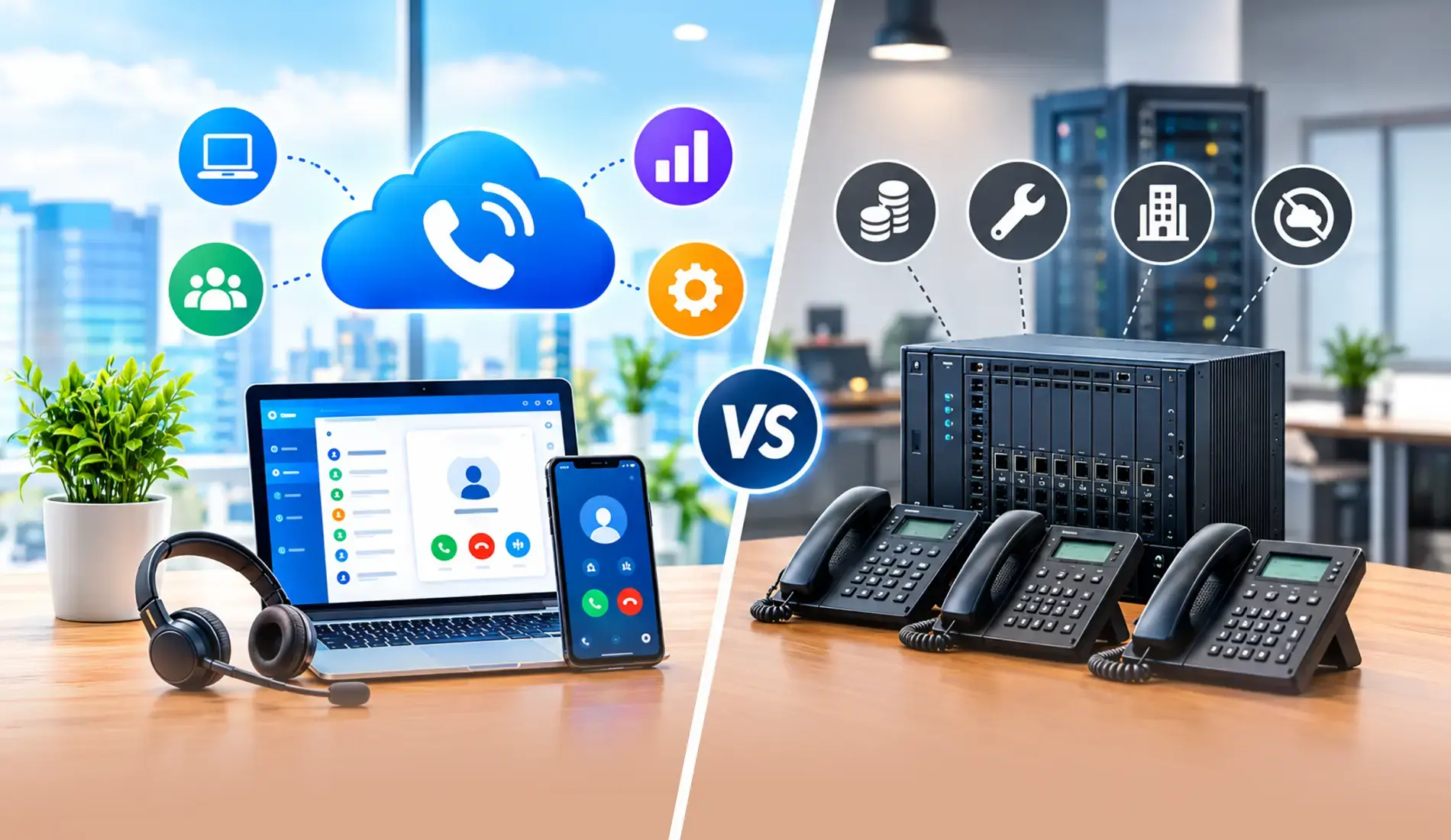 Cloud Telephony vs Traditional Phone System